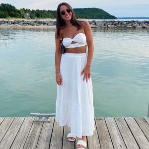 Princess polly white crop top!